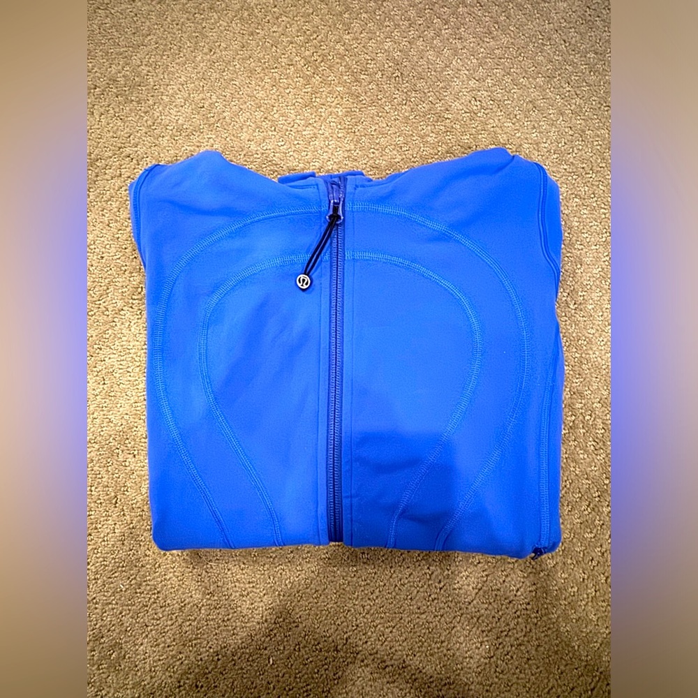 lululemon blue zip up